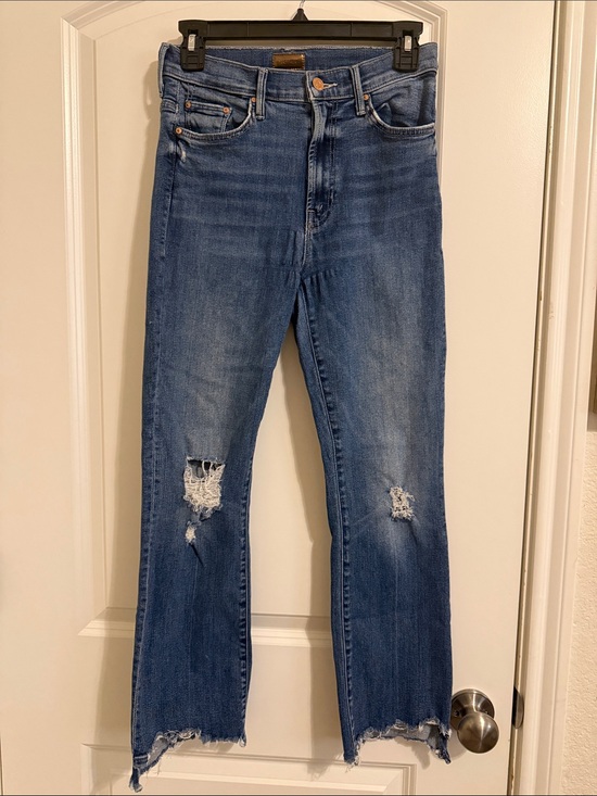 MOTHER Denim - MOTHER Insider Crop Step Chew Jeans Size 27